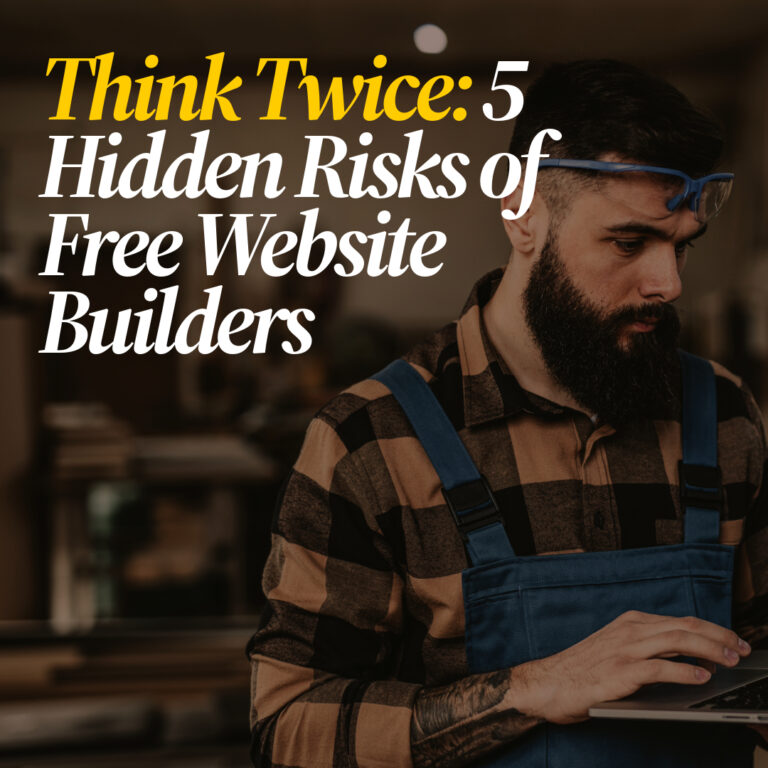 Think Twice 5 Hidden Risks Of Free Website Builders